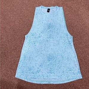 adidas Sky Blue Speckled Muscle Tee